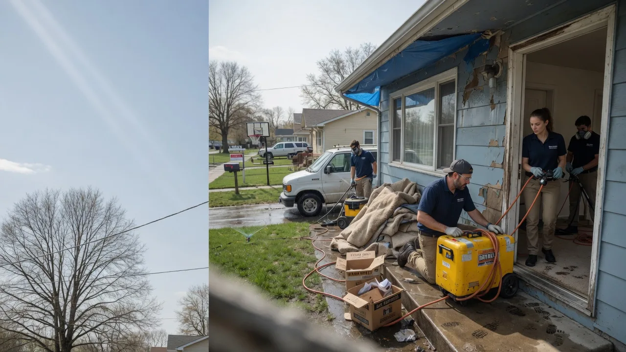 Basement Flood Cleanup in Zion, IL near me